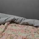 6x9 Area Rugs Washable,Pink Rug for Living Room Bedroom Kitchen,Large Boho Vintage Bohemian Distressed Farmhouse Carpet Non Slip,Blush Floral