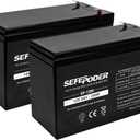 12V 9Ah Rechargeable Sealed Lead Acid BatterySLA 2 Pack (F2 Terminals)