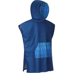 Weecreeture Kids Swim Chaing Robe Towel Poncho - Beach Cover Up for Boys Girls Surf Poncho, Soft and Absorbent Bath Towe Robe Dark Blue 6-9 Years