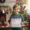 Wooden Gnome Ornaments  24 Gnomes Wooden Hanging Ornaments with Positive Quotes, Funny Gnome Ornament, Gnome Decor for Xmas Tree, Christmas Gift for Grandkids, Kids, Women, Friends, Teens