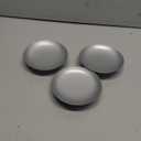 Scwhousi Silver Iron Plate Candle Holder, Decorative Iron Pillar Candle Holder, Set of 3,Candle Stand for Wax Candles