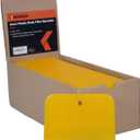 KREFINISH Body Filler Spreaders (Pack of 100) - 4" Yellow Reusable Plastic Spreader for Automotive Fillers, Putties, Glazes, Caulks and Paint