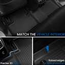 Floor Mats Set for Lexus RX350/RX350h/RX500h 2023 2024 2025 2026, All Weather TPE Floor Liners Backrest Mat Trunk Mat Cargo Liner Door Sill Guards Accessories for RX350/RX350h/RX500h