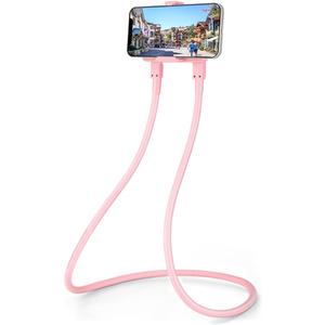 B-Land Cell Phone Holder, Universal Mobile Phone Stand, Lazy Bracket, DIY Flexible Mount Stand with Multiple Function (Pink)