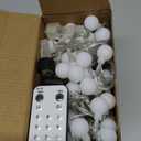 JMEXSUSS Globe String Lights Indoor, Color Changing Christmas Lights Plug in, Warm White & Multicolor String Light with Remote for Bedroom Room Tree Party Christmas Decor (100 LED Plug)