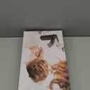 Midanya Waterfall Bathroom Faucets, Single Handle 1 Hole Bathroom Sink Faucet Modern RV Vanity Restroom Lavatory Basin Faucet with Pop Up Drain and Water Supply Lines,Matte Black and Shiny Gold