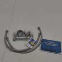 Replacement 304 Stainless Steel Sensor Valve Kit for Instant Hot Water Recirculating Pump System, Includes Valve & 2 x 20-in PEX Supply Lines for Potable Water & Adaptors & Teflon Tape