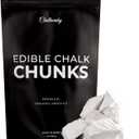 Edible Chalk -Natural,Crunchy Belgorod Chalk Chunks - Russian Organic Chalk for Bone Strength, Eating - Zero Additives, No Impurities - White 7oz (200g)