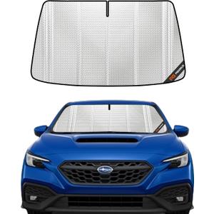 Pigenius Windshield Sun Shade for Subaru WRX2022-2025 with Eyesight Driver Assist System. Full Coverage Rearview Mirror Shade for Ultimate Protection