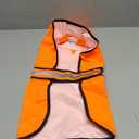 HDE Dog Raincoat Jacket Reflective Adjustable Hooded Pet Poncho Rain Coat with Leash Hole for  X-Large Dogs Safety Orange