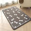 Pet Feeding Mat-Absorbent Dog Mat for Food and Water Bowl-No Stains Easy Clean Dog Food Mat Quick Dry Water Dispenser -Puppy Supplies Stuff-Pet Accessories Cat Bowl