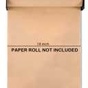 18'' Wall Mounted Kraft Paper Roll Dispenser & Cutter,Black Butcher Paper Dispenser, Farmhouse Decoration - Ideal Choice for Lists, Art Work, Calendars, Black Paper Holder with Cut Bar