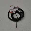 GE RG6 Coaxial Cable, 15 ft. F-Type Connectors, Double Shielded Coax, Input Output, Low Loss Coax, Ideal for TV Antenna, DVR, VCR, Satellite Receiver, Cable Box, Home Theater, Black, 33627