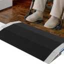 Ruedamann 1.6'' Rise Bridge Threshold Ramp for Doorways, 27.6'' Wide
