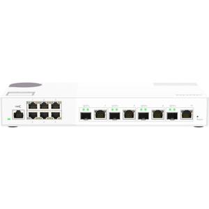QNAP 10-Port 10GbE Layer 2 Managed Switch with 4 x 10GbE SFP+/RJ45 Combo and 6 x 2.5GbE RJ45 Ports (QSW-M2106-4C-US)
