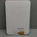 KitchenAid Classic Plastic Cutting Board with Perimeter Trench and Non Slip Edges, Dishwasher Safe, 12 inch x 18 inch, White and Gray