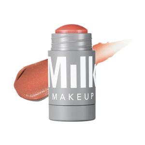 Milk Makeup Lip + Cheek Stick  Multi-Use Cream Blush + Lip Color with Mango Butter, Avocado Oil + Apricot Oil  Hydrating, Buildable, Long-Lasting, Vegan Formula (Smirk - Dusty Rose with Shimmer)