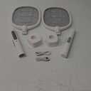 Electric Fly Swatter Rackets, 2-in-1 Handhold Bug Zapper with 3000V High Voltage, Plug-in Mosquito Killer Insect Light Trap with 3 Layer Safety Mesh Portable for Indoor Outdoor Use (2)