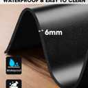 Stepwaver Walking Pad Mat for Carpet Floor, 102"x36", Treamill Mat for Hardwood Floors, High Density, 1/3 Thickness, Folable, Floor Protection for Bike, Elliptical, Treadmill