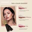 6 Pcs Glitter Eye Shadow Stick Shimmer Eye Shadow Set with Two-Color Gradient and Waterproof Eyeshadow Pen for Long Lasting Eye Makeup Gift