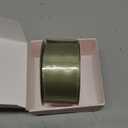 VATIN Sage Green Satin Wired Ribbon 1-1/2" Green Satin Wired Ribbon for Gift Wrapping Decoration Crafts Home Decor -Continous 10 Yards
