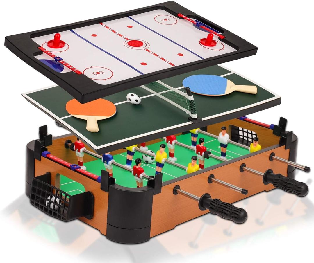 Hockey Table, Mini Table Games for Kids, Arcade Game for Boys & Girls, Great Gift fro Children Ages 3+