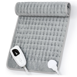 Heating Pad,Electric Heating Pad,Heating Pad for Back,Light Gray,24x12Inch
Heating Pad for Neck and Shoulder Abdomen Legs Hot Heated Pad,Gift for Women Men,6 Heating and Timer Setting