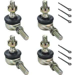 10-10mm Left Right Tie Rod Ball Joint for 50cc 70cc 90cc 110cc 125cc Tao Tao ATK 125 Coolster Baja Kazuma Roketa 4 Wheeler ATV Quad Go Cart Kart Pit Dirt Bike Moped Scooter Part
