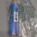 Silicone Rolling Pin with Wooden Handle - Non Stick Surface Dough Roller-roller pins for baking Pastry,Pizza,Fondant,Tortilla, Bread Crus& Christmas Cookies Supplies Gift for Home Bakers. (Blue)