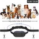 Dog Training Collar with Remote, Waterproof IPX7 E Collar for Dogs, Beep and Vibration Modes, Safe and Humane Training, 2000FT Range, Rechargeable, Fits Small Medium Large Dogs 15–120 lbs (Brown)