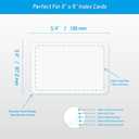 IMAGAME Self-Sealing Laminating Pouches, 3.4" x 5.4'', 18mil, 20 Pack, Easy-to-Use, No Machine Needed, Preserve Photos, 3" x 5" Index Cards, Durable, Waterproof, Ideal for Home, Office & School Use