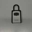 Puroma Lock Box, Large Key Lock Box Resettable Combination Code Lockbox, Portable Wall Mount Lockbox Security Safe Box for Outside Outdoor Home Office Door Handle House Key, Gray (1 Pack) (Grey)