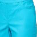 SLIM-SATION Women's Pull On 5-Pocket Jean Style (Blue) 10