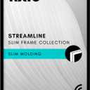 Americanflat 11x16 Picture Frame with Polished Plexiglass - Streamline Collection - Thin Border Picture Frame for Wall Display - Hanging Hardware Included - Black