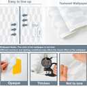 Naphite Modern Peel and Stick Wallpaper Geometric Hexagon Wallpaper Boho Contact Paper for Cabinets Drawers Self Adhesive Removable Neutral Bedroom Decor Nursery 17.3393