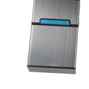 Aluminum Alloy Magnetic Buckle Flip Cover Cigarette Case, Name Card Holder Storage Container Case Card Case