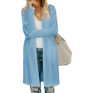 FISOEW Light Blue Cardigan Small