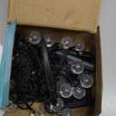 Metaku 2 Pack Solar String Lights for Outside, Total 40FT 60 LED Crystal Globe String Lights, Solar Powered Outdoor Lights with 8 Lighting Modes, Patio Light for Garden, Camping and Party Multicolor