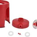 Soda Dispenser, Carbonated Beverage Machine Automatic Water Cooler Dispensers Upside down Mini Water Bottle Dispenser Coke Drinking Fizz Dispense Red for Home Travelling Camping