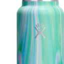 Hydro Flask 32 Oz Wide Flex Straw Cap Bottle - Insulated Stainless Steel - Wide Straw Lid, Non Spill, Leakproof in Jelly Green