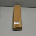 Suranew Heavy Duty Tension Rod 29-75" Rust-Resistant Shower Curtain Rod, No Drill Stainless Steel Spring Rod with Extra-Wide Non-Slip Pads for Bathroom/Kitchen/Closet (Black)