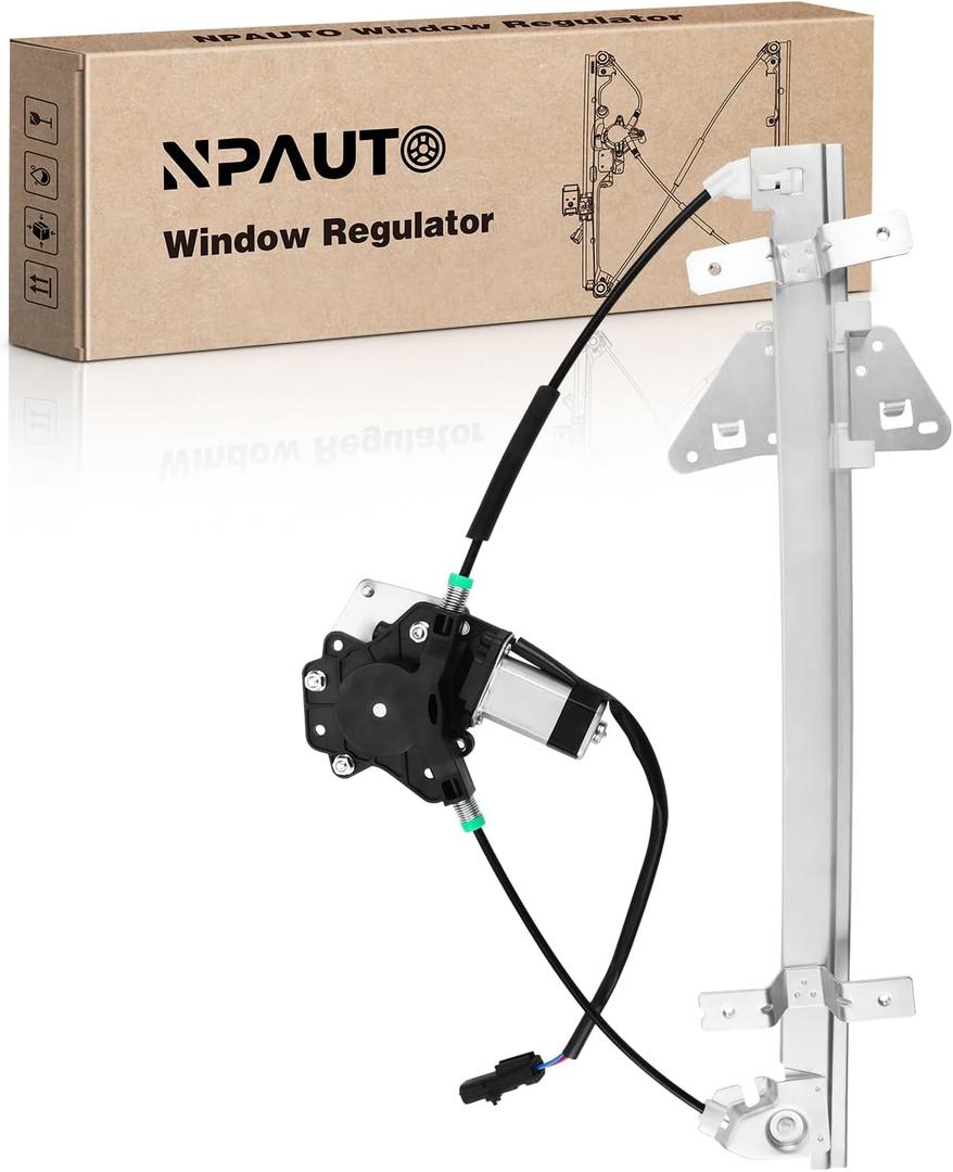 Rear Driver Side Power Window Regulator with Motor Assembly Replacement for 2000 2001 2002 2003 2004 Dodge Dakota Crew Cab, 1998-03 Dodge Durango, 741-598, Left