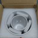 Utensil Holder, Set of 2, Large utensil holder for kitchen counter, 7.3"+5.4" cooking utensil holder for countertop, Kitchen spatula holder for kitchen decor (Modern Farmhouse Color)