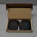 AVANTEK Wireless Door Bell, CB-12 Mini Waterproof Doorbell Chime Operating at 1000 Feet with 52 Melodies, 5 Volume Levels & LED Flash (2 Receivers Black)