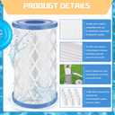 MUDEREK 12 Pack Universal Pool Filters Type A Type C or III, Replacement