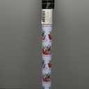 LaRibbons Christmas Wrapping Paper Jumbo Roll with Red Pom Pom, Classic Sled Design Gift Wrap Set for Christmas, Holiday, Party Celebration, 30 Inch X 40 Feet (100 sq. ft. ttl.)