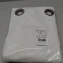 NICETOWN Natural 100% Blackout Linen Curtains 84 inch Long Burg for Living Room, 2 Panels, 52" Wide, Farmhouse Thick Completely Blackout Window Treatment Thermal Insulated Warm Drapes for Winter