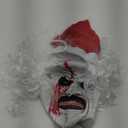 TWAYFEL Adult Terrifier Art the Clown Creepy Mask - Full Head Scary Mask for Horror Costume, Halloween, and Themed Parties (White and Red)