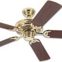 Westinghouse 7802100, Polished Brass Lighting 78021 52-Inch Contractor's Choice Ceiling Fan