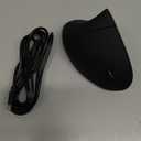 TECKNET Ergonomic Mouse with Jiggler, Bluetooth Wireless Vertical Mouse, 4800DPI Rechargeable Carpal Tunnel Mouse, Undetectable Random Movement Keeps Computers Awake for PC, Laptop, Mackbook (Dark Grey)